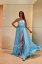 dlhé šaty s rozparkom - Size: S, Color: Sky blue-233