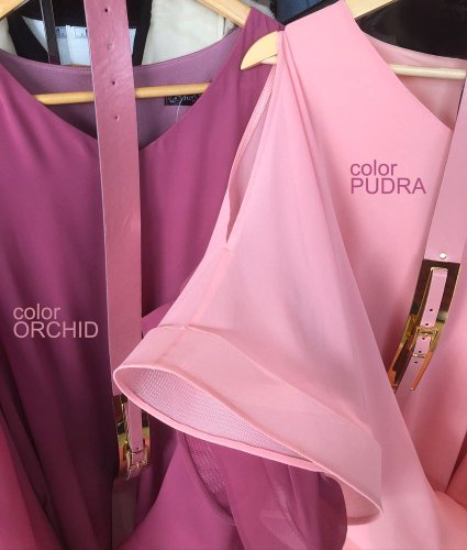 fashion opasok so zrkadlovo-zlatou prackou - Veľkosť: 44-50, Farba: orchid-030