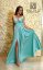 Long dress with a slit - Größe: S, Farbe: mint-135