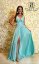 Long dress with a slit - Size: S, Color: mint-135
